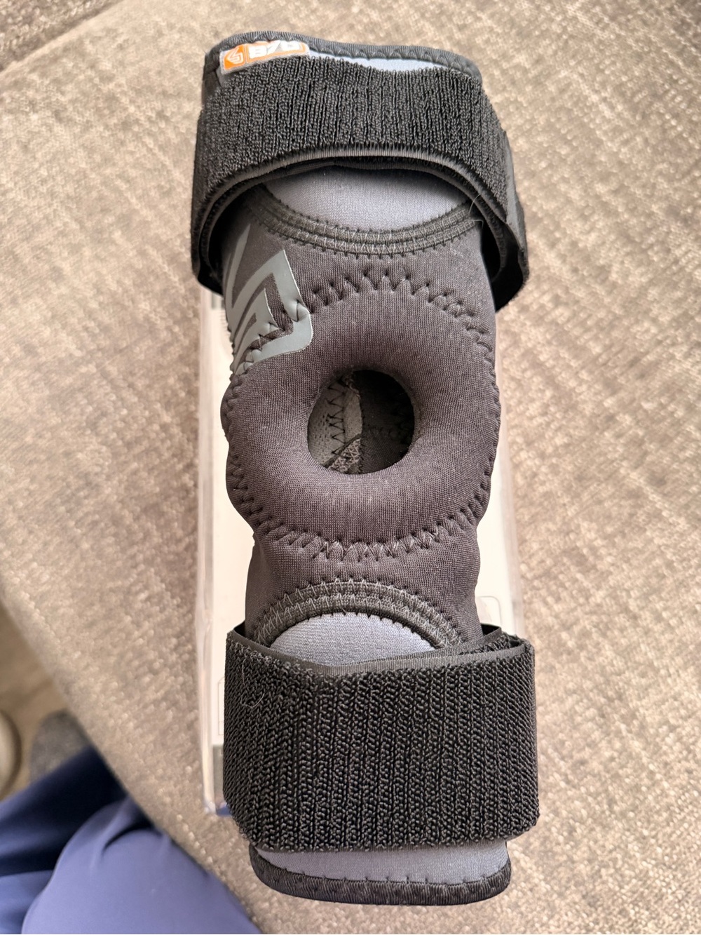 NWT Shock Doctor Knee Stabilizer Brace in Black and Gray - Adult MED - Picture 3 of 12